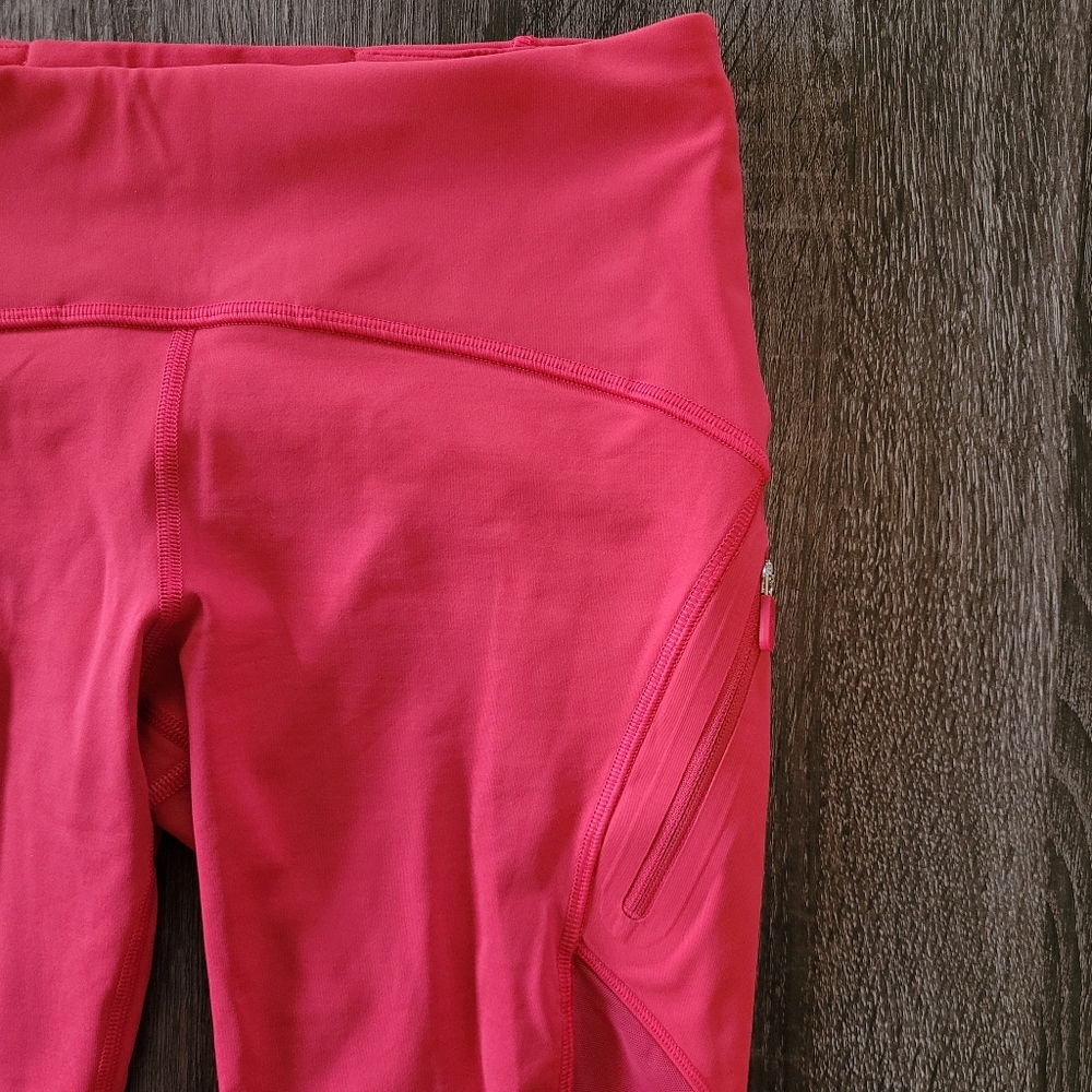 Lululemon Cropped Mesh Panel Leggings - Picture 3 of 8